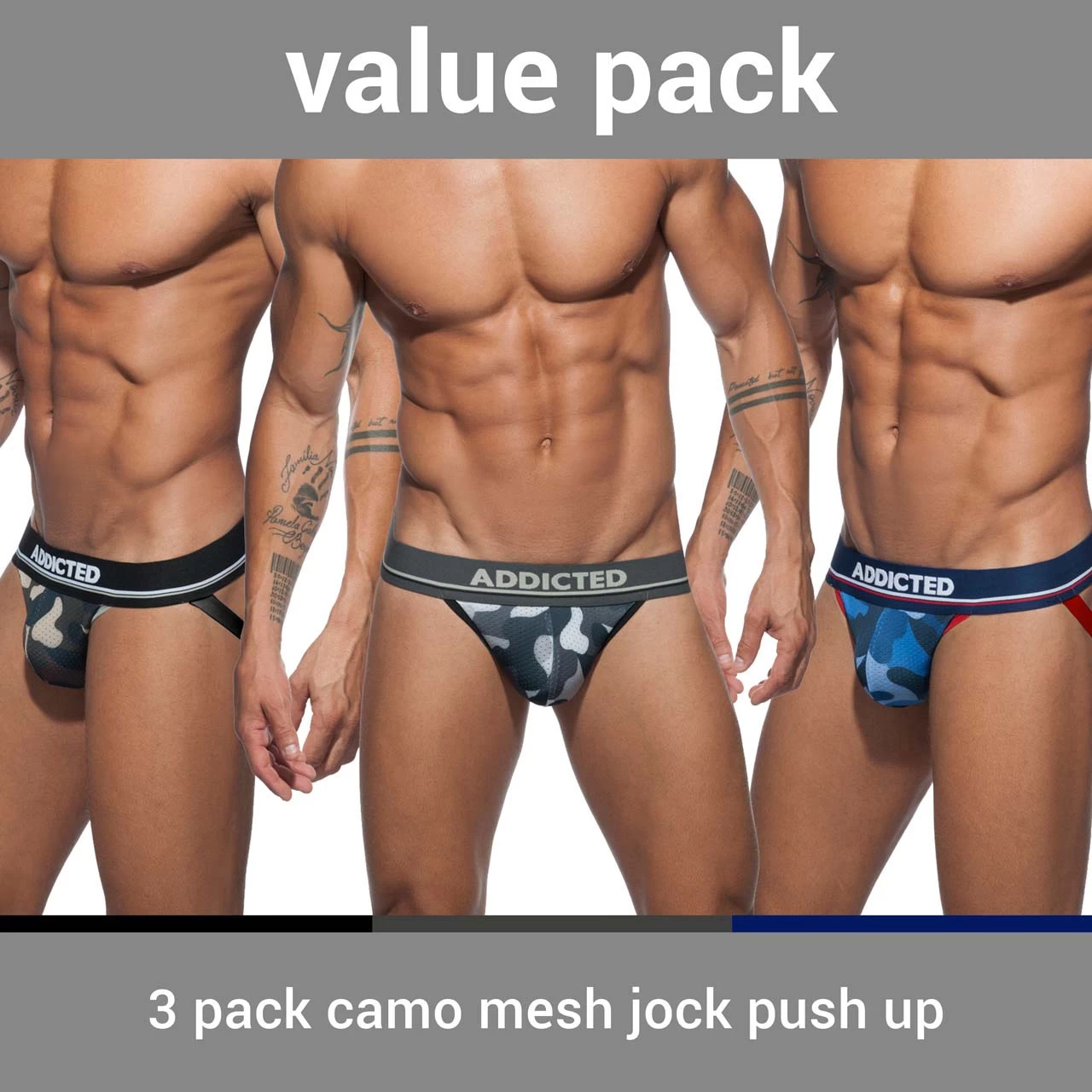 Pack De Jock Strap Addicted AD700P