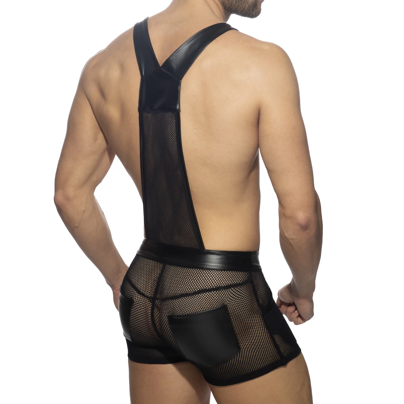 Body AD Fetish MESH-RUB OVERALLS ADF164 – Image 2