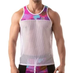 Débardeur Floral Mesh TOF PARIS TOF196P