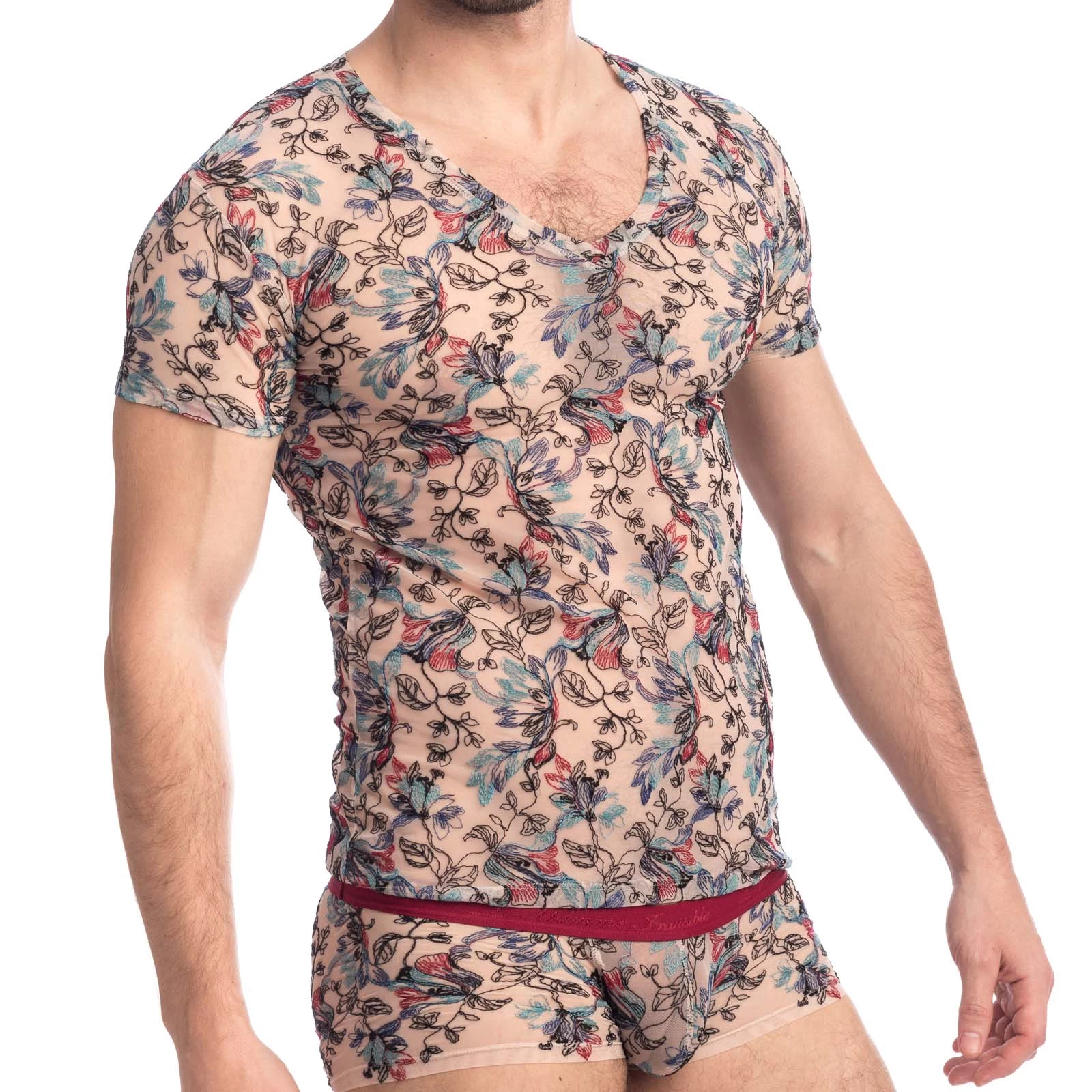 T-Shirt L Homme Invisible Fleurs De Peau MY73FDP â Image 4