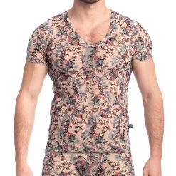 T-Shirt L Homme Invisible Fleurs De Peau MY73FDP