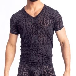 T-Shirt L Homme Invisible Devore Tattoo MY73DEV